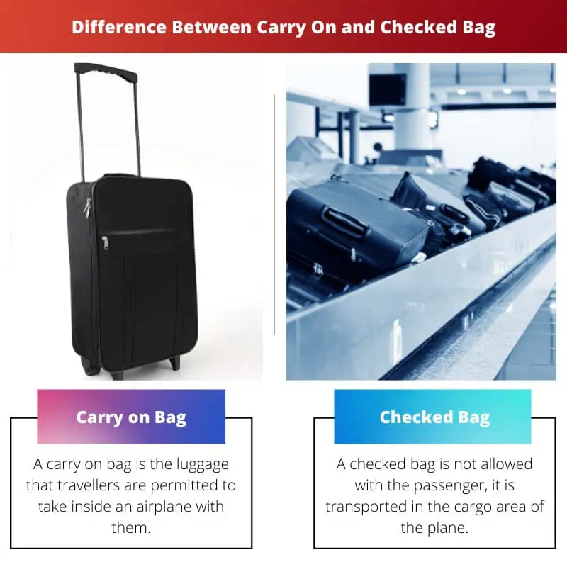 Difference Between Carry On and Checked Bag