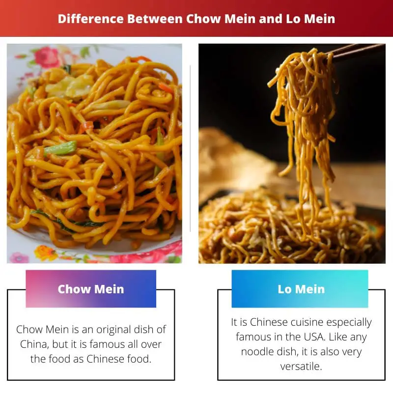 Difference Between Chow Mein and Lo Mein
