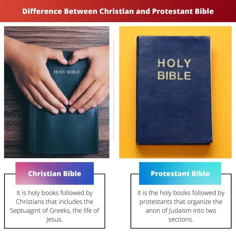 Difference Between Christian and Protestant Bible