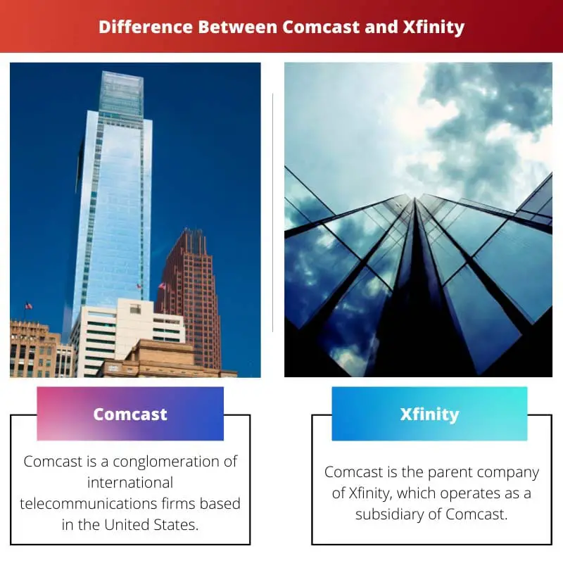 Difference Between Comcast and Xfinity