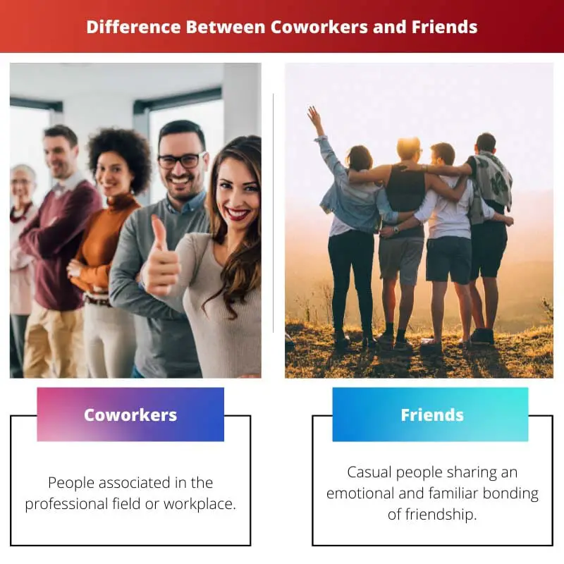 Difference Between Coworkers and Friends