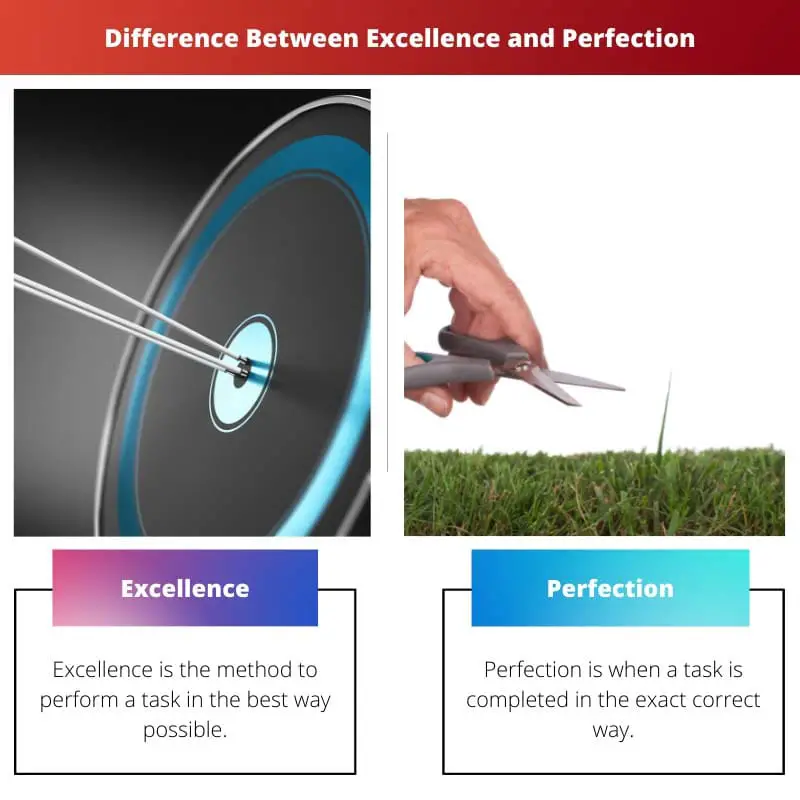 Difference Between Excellence and Perfection