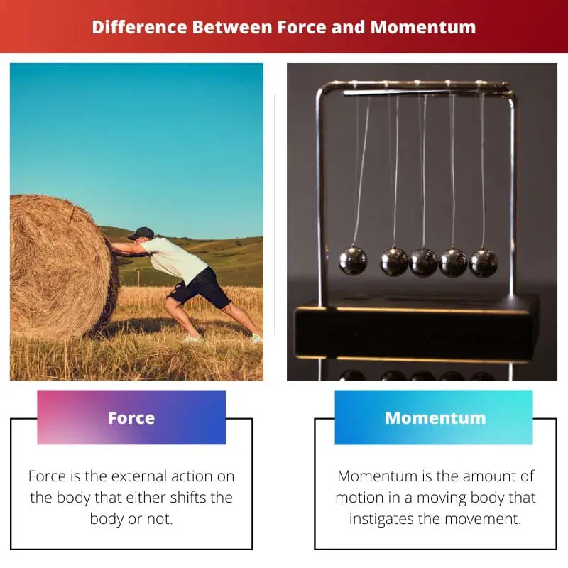 Difference Between Force and Momentum
