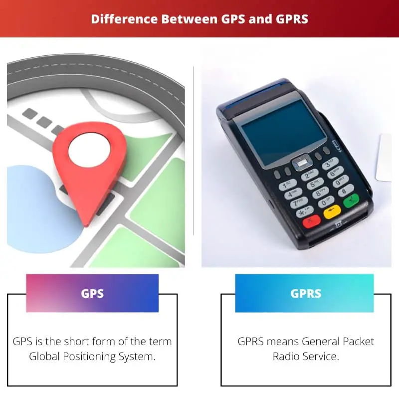 Difference Between GPS and GPRS
