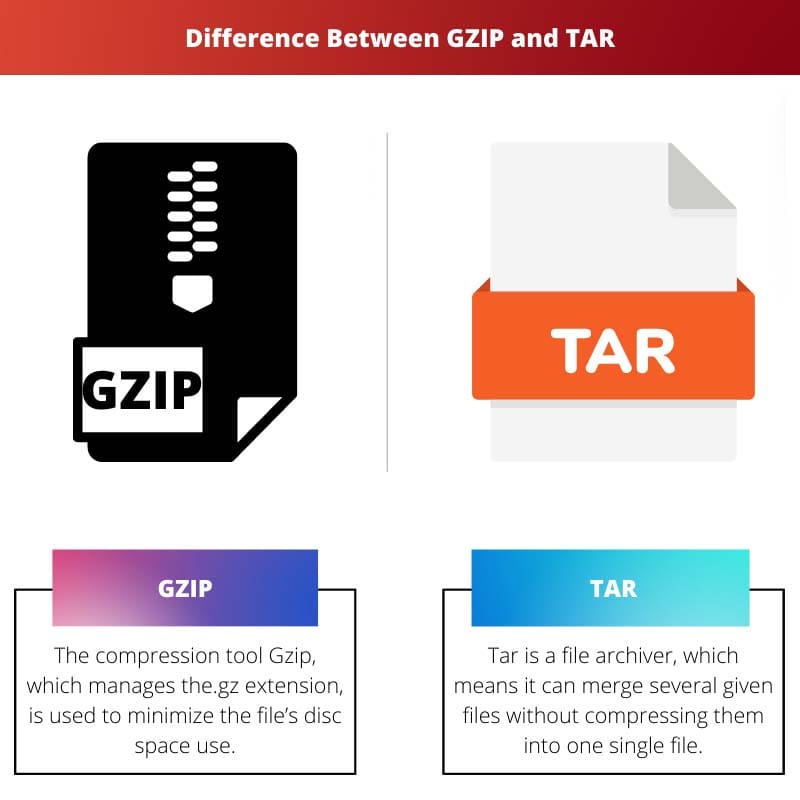 Difference Between GZIP and TAR