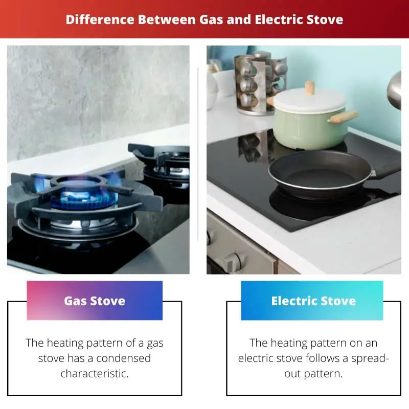Difference Between Gas and Electric Stove