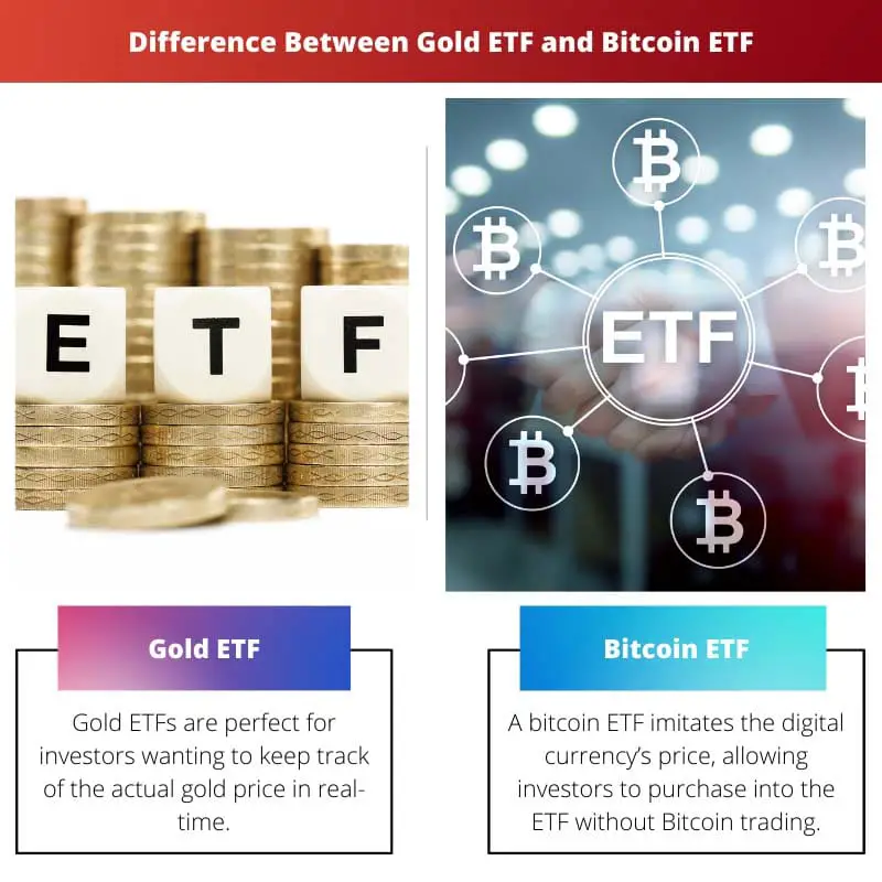 Difference Between Gold ETF and Bitcoin ETF