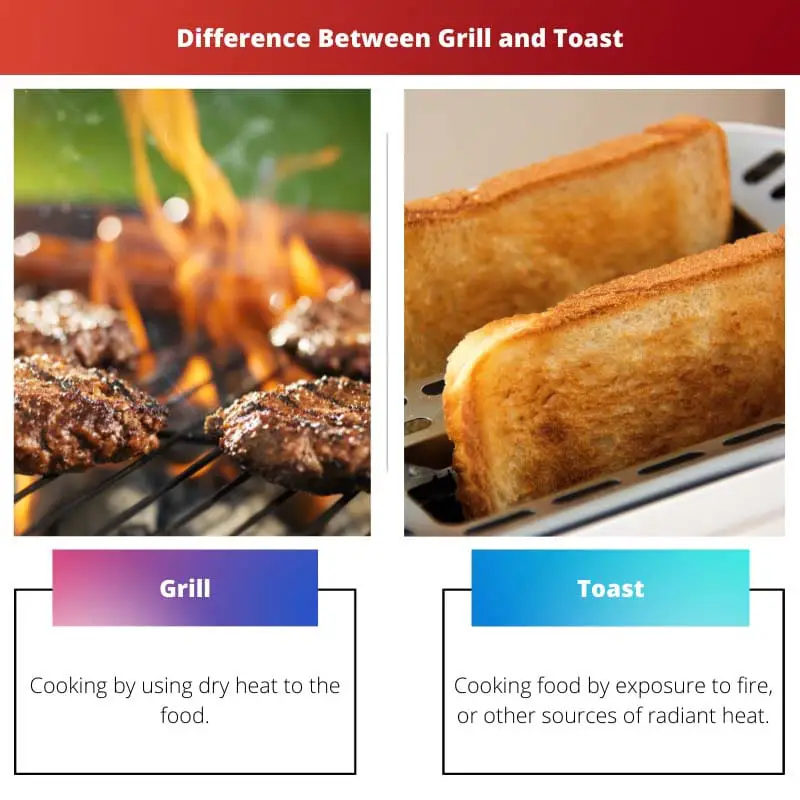 Difference Between Grill and Toast