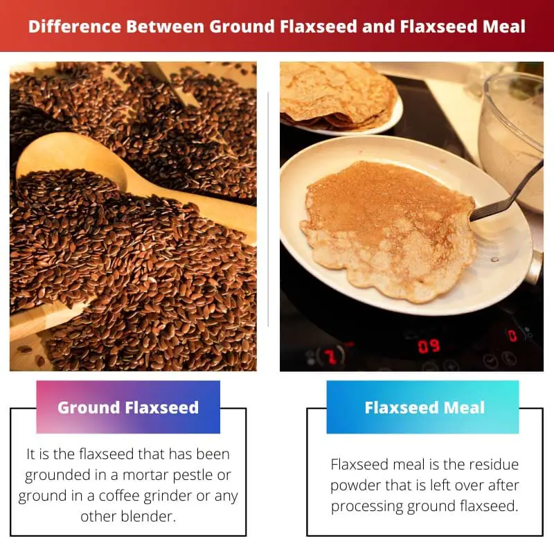 Difference Between Ground Flaxseed and Flaxseed Meal
