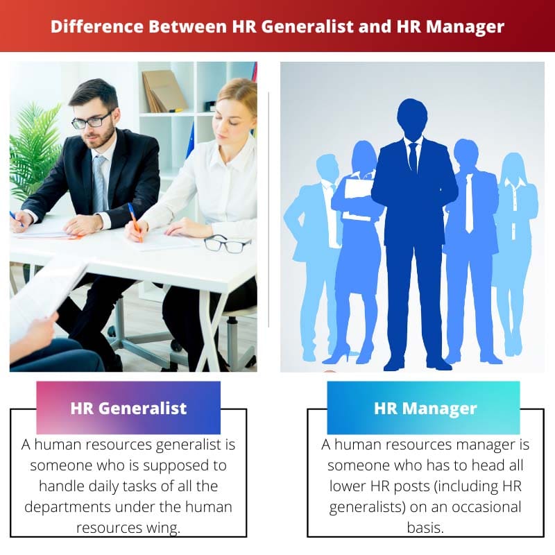 Difference Between HR Generalist and HR Manager