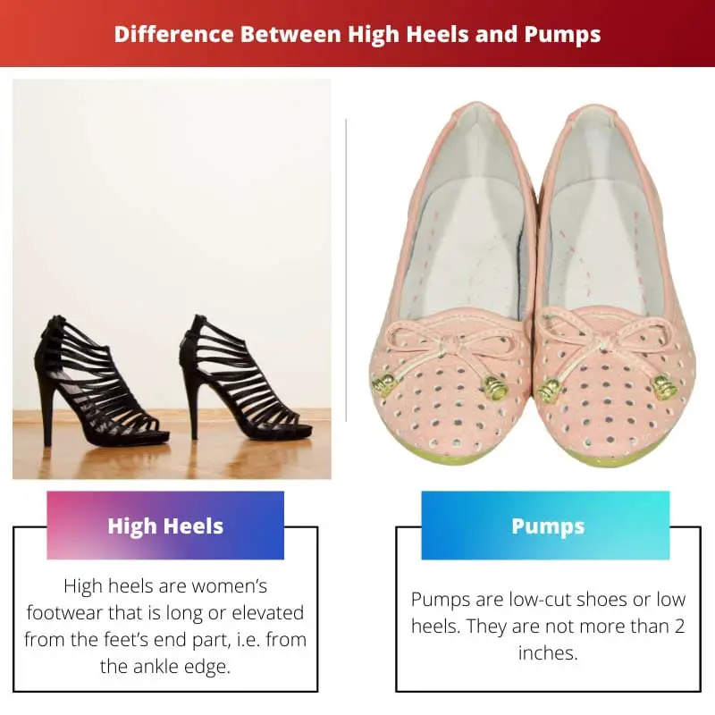 Difference Between High Heels and Pumps