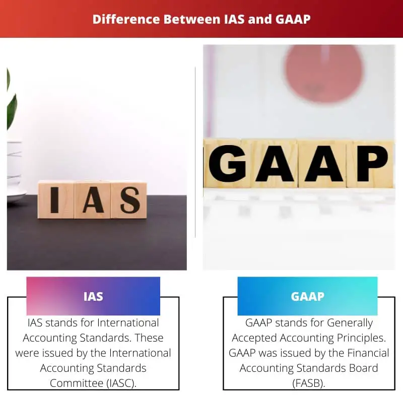Difference Between IAS and GAAP