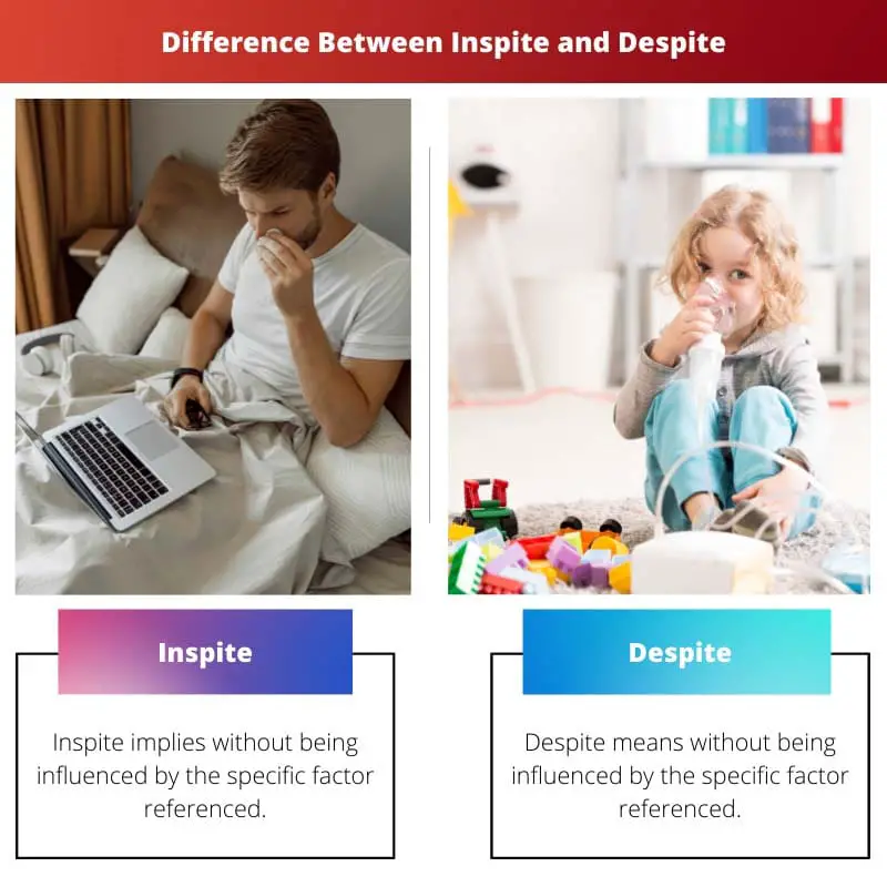 Difference Between Inspite and Despite