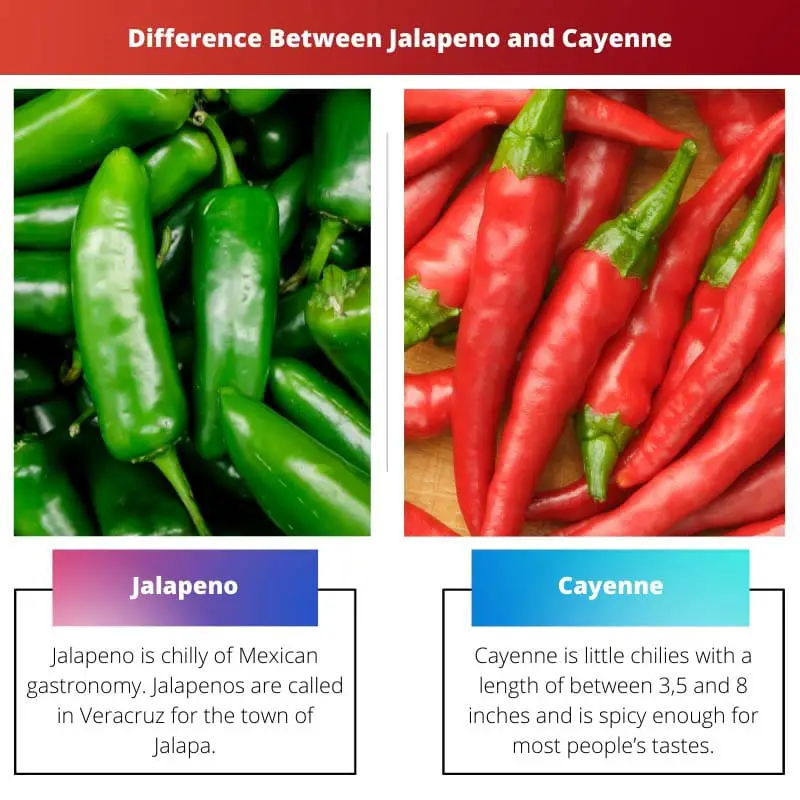 Difference Between Jalapeno and Cayenne
