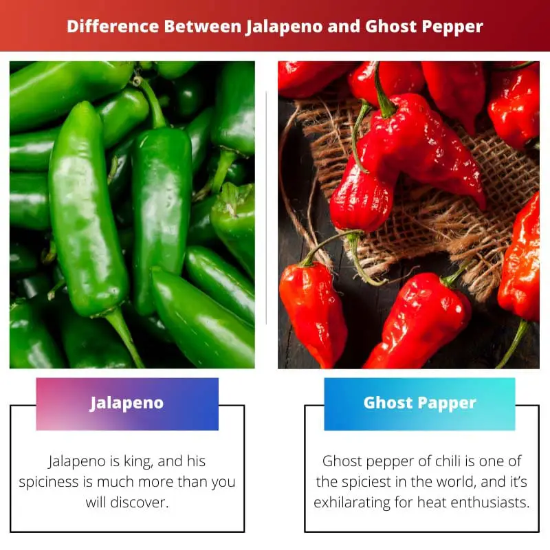 Difference Between Jalapeno and Ghost Pepper