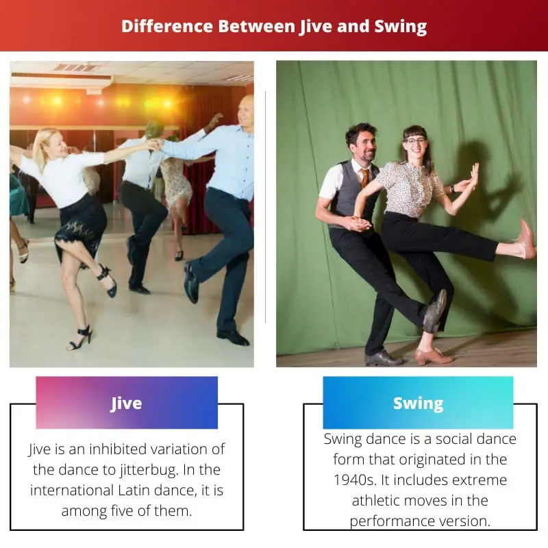 Difference Between Jive and Swing