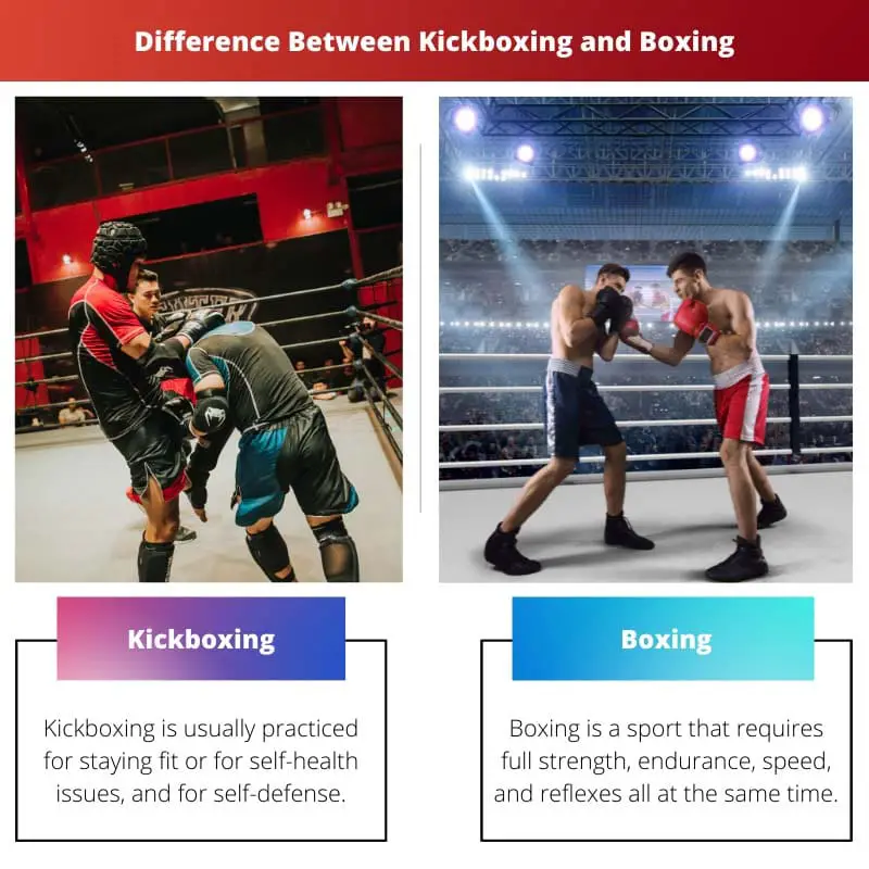Difference Between Kickboxing and