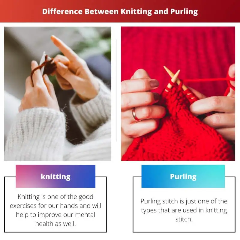 Difference Between Knitting and Purling
