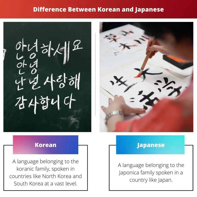 Difference Between Korean and Japanese