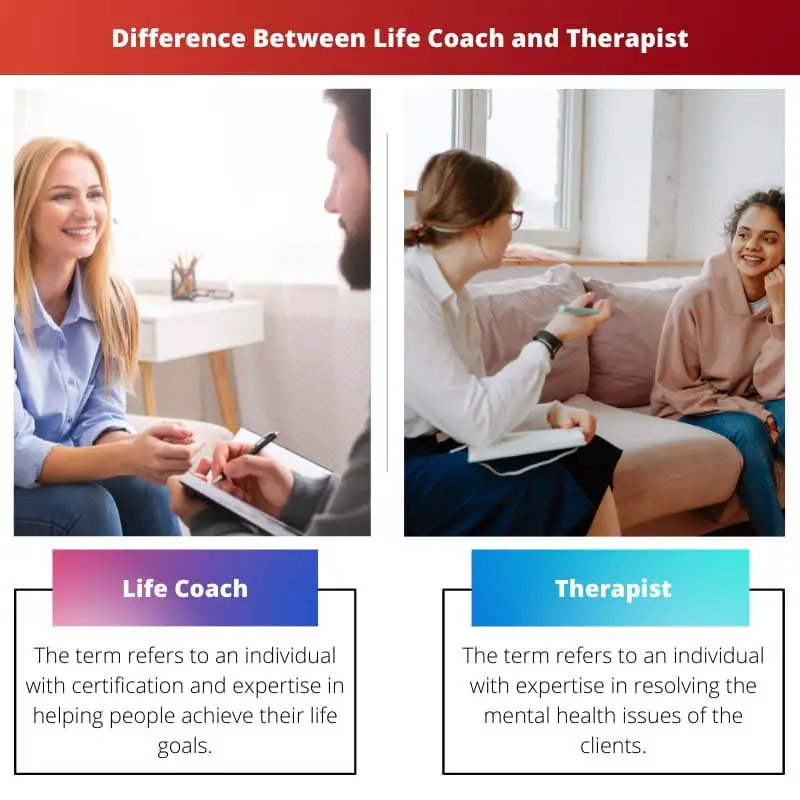 Difference Between Life Coach and Therapist