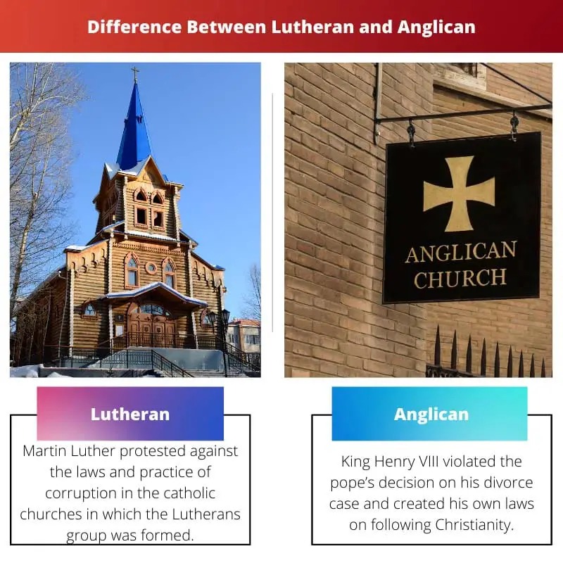 Difference Between Lutheran and Anglican