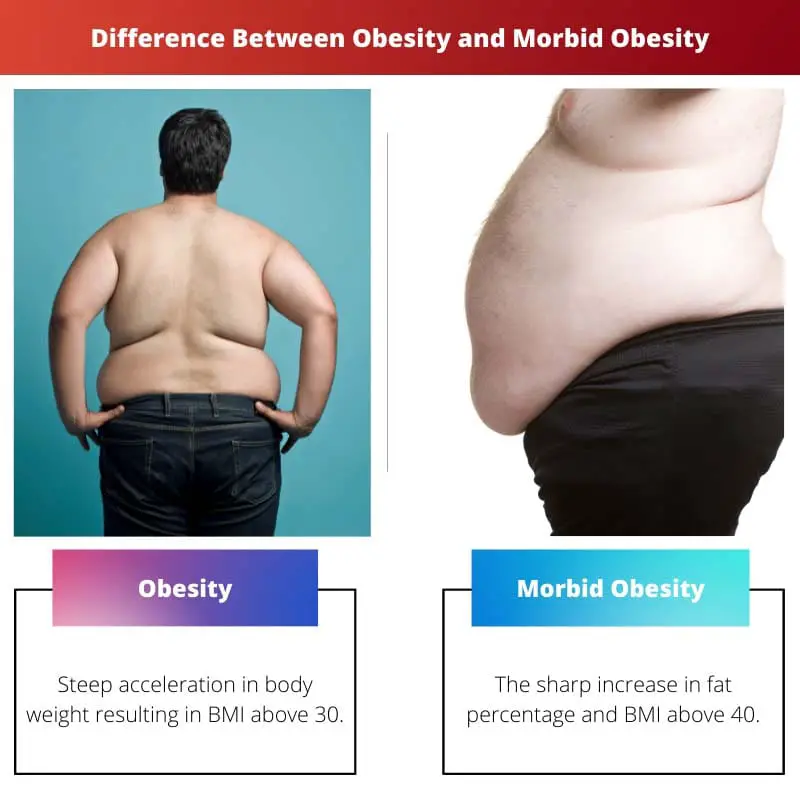 Difference Between Obesity and Morbid Obesity