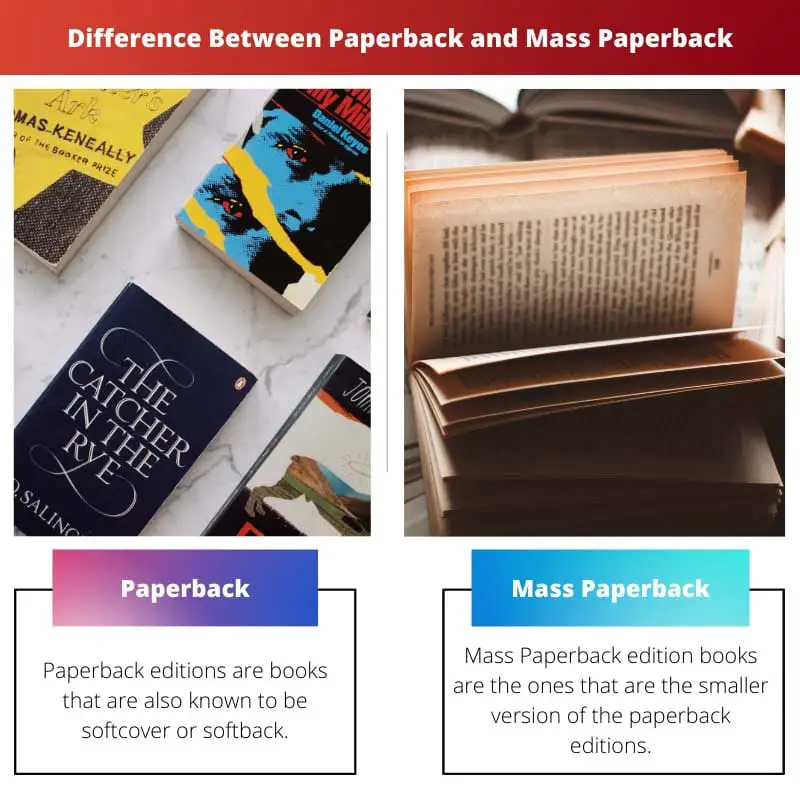 Difference Between Paperback and Mass Paperback