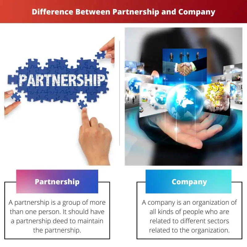 Difference Between Partnership and Company