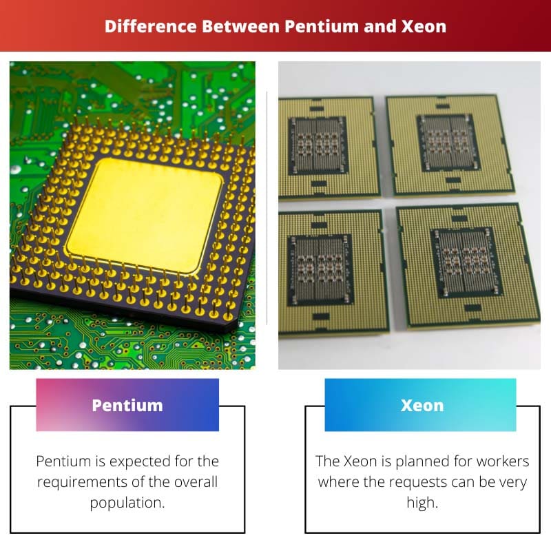 Difference Between Pentium and Xeon