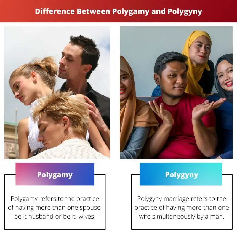 Difference Between Polygamy and Polygyny
