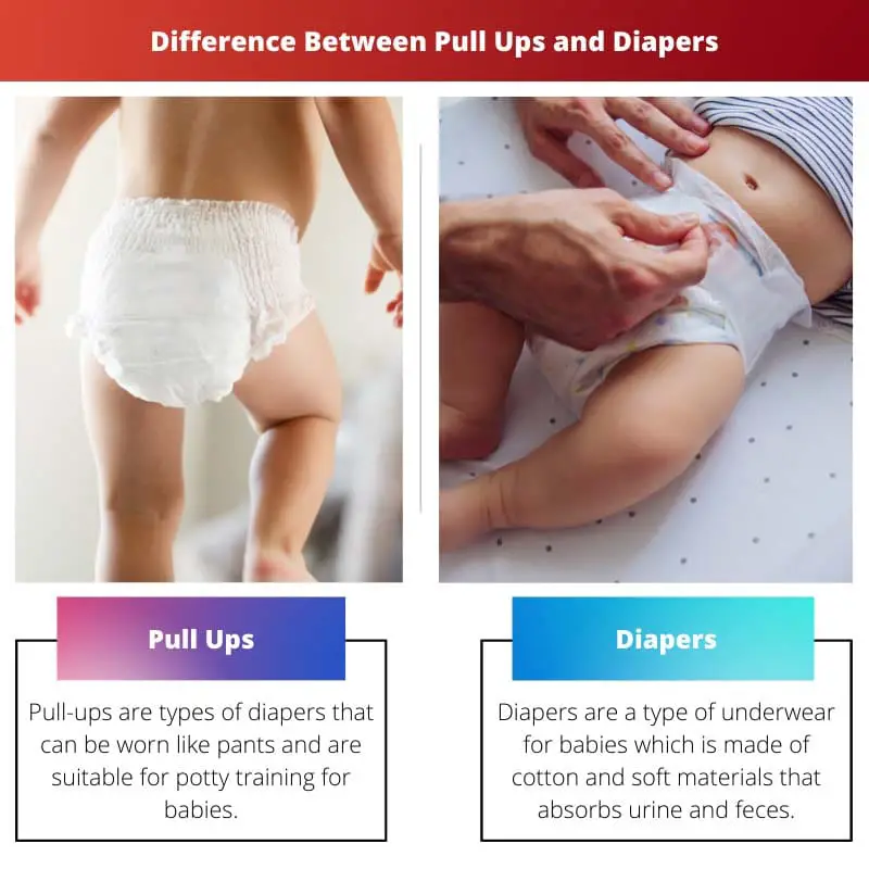 Difference Between Pull Ups and Diapers