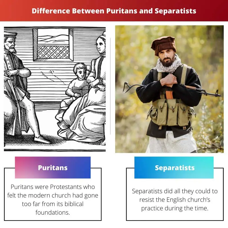 Difference Between Puritans and Separatists