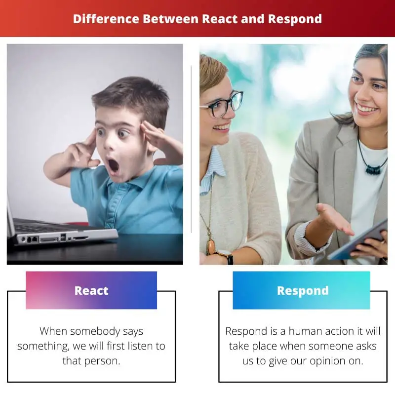 Difference Between React and Respond