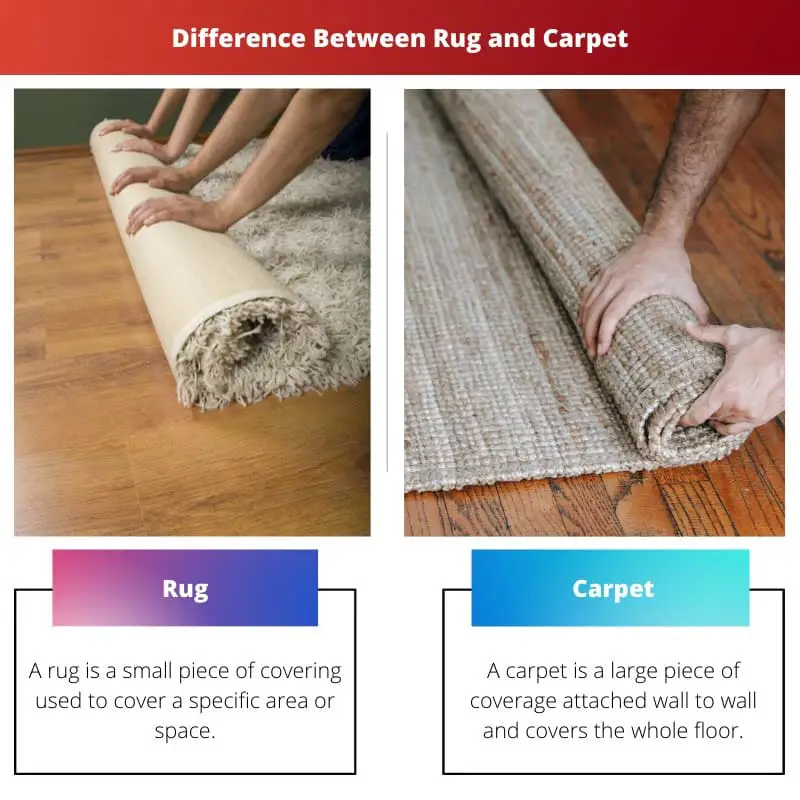 Difference Between Rug and Carpet