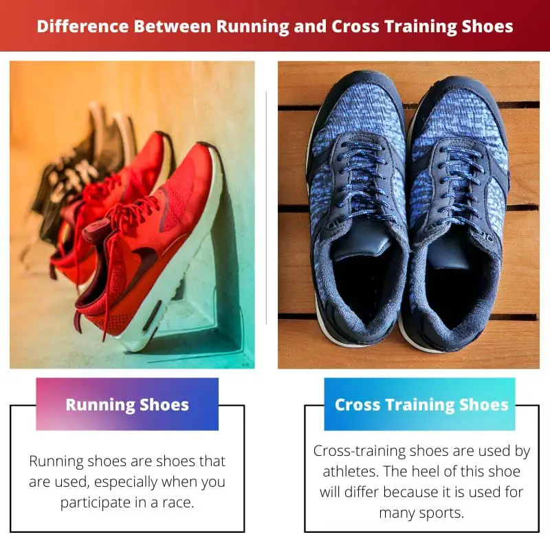 Difference Between Running and Cross Training Shoes