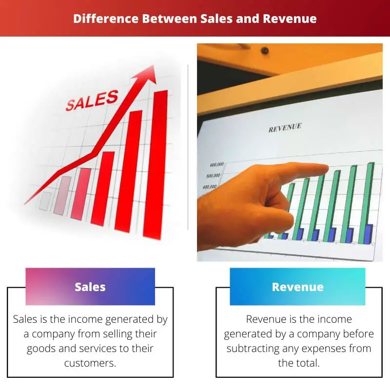 Difference Between Sales and Revenue