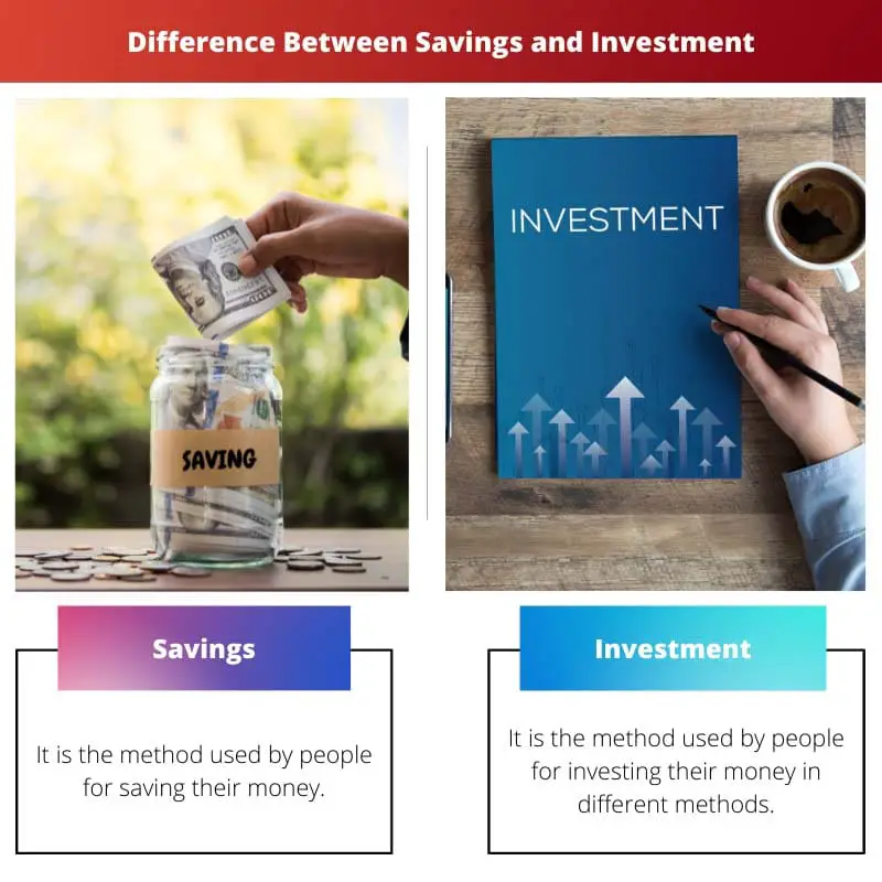 Difference Between Savings and Investment