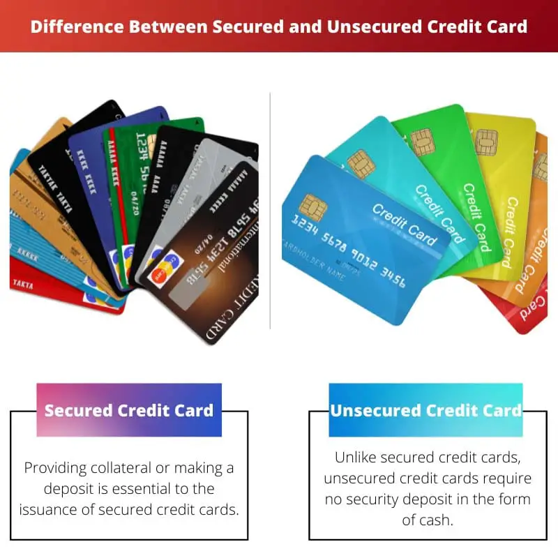 Difference Between Secured and Unsecured Credit Card