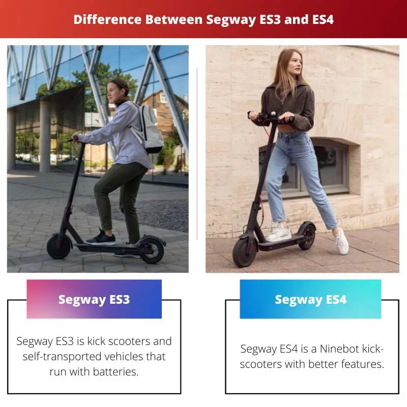 Difference Between Segway ES3 and ES4