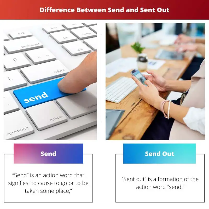 Difference Between Send and Sent Out