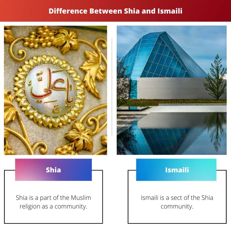 Difference Between Shia and Ismaili