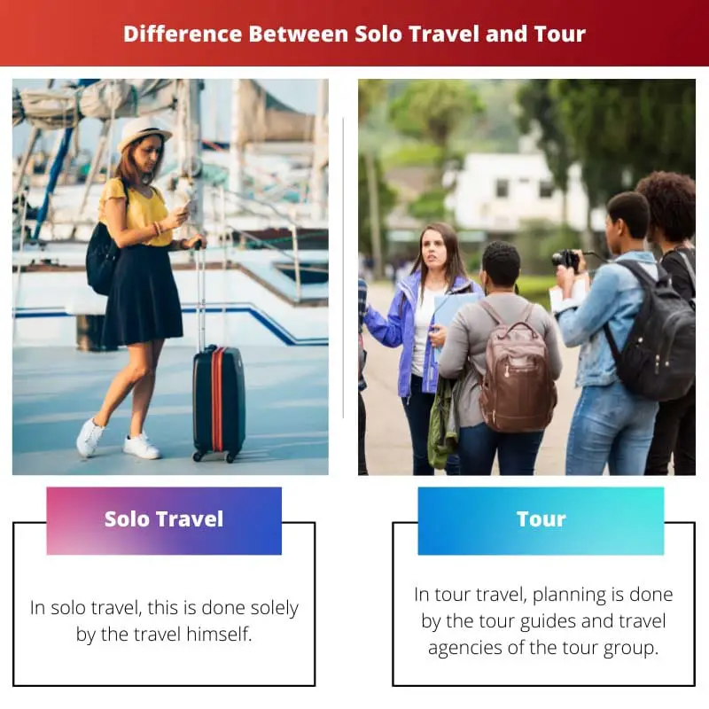 Difference Between Solo Travel and Tour