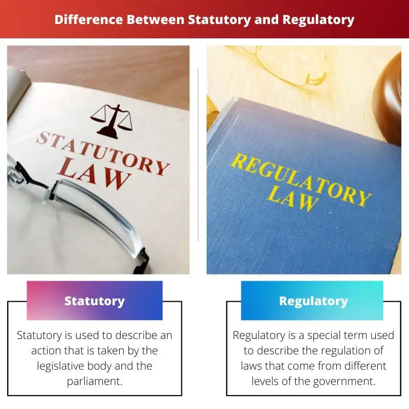 Difference Between Statutory and Regulatory