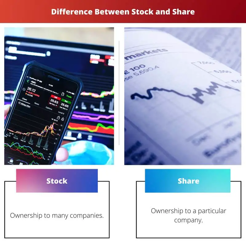 Difference Between Stock and Share