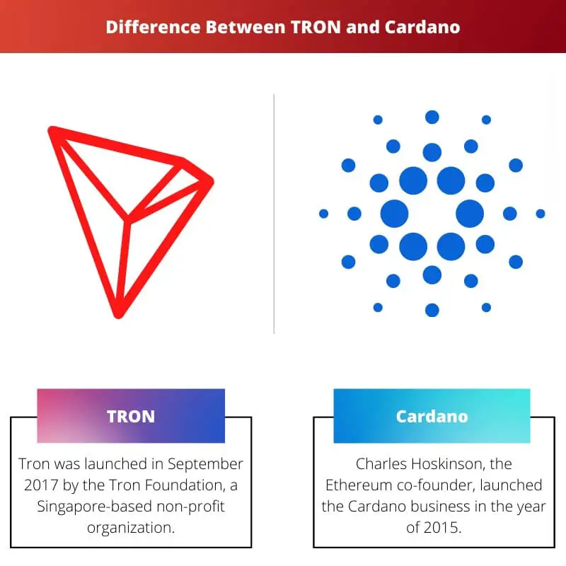 Difference Between TRON and Cardano