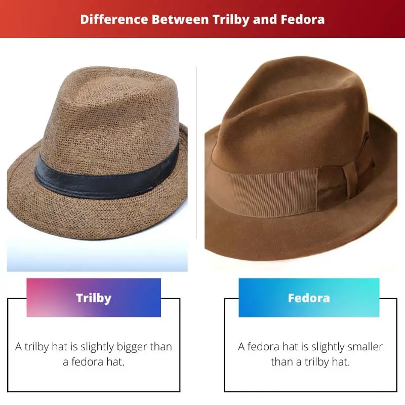 Difference Between Trilby and Fedora