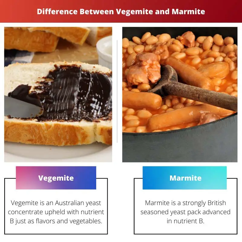 Difference Between Vegemite and Marmite