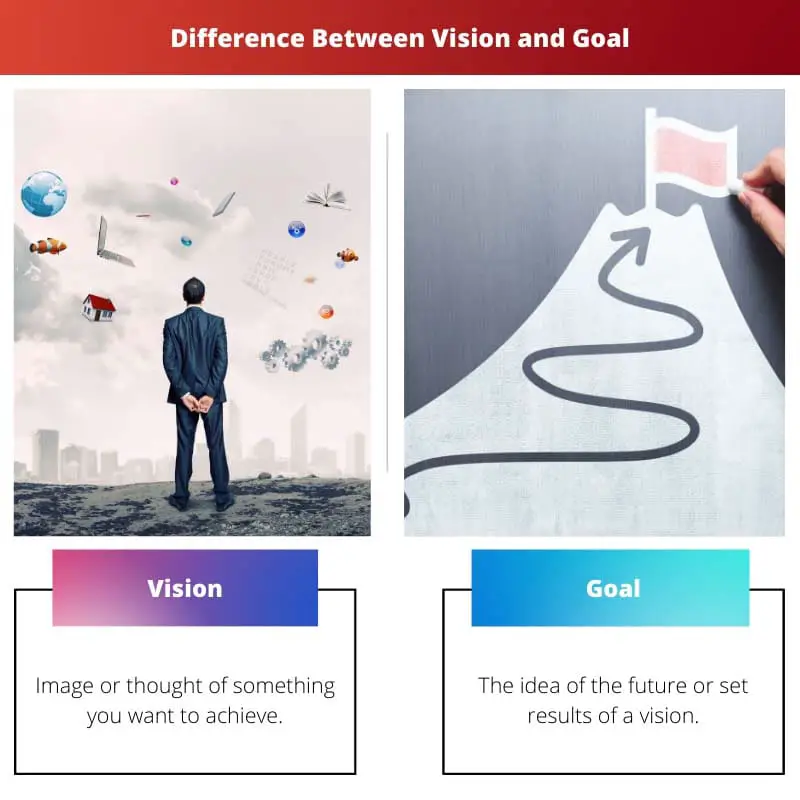 Difference Between Vision and Goal