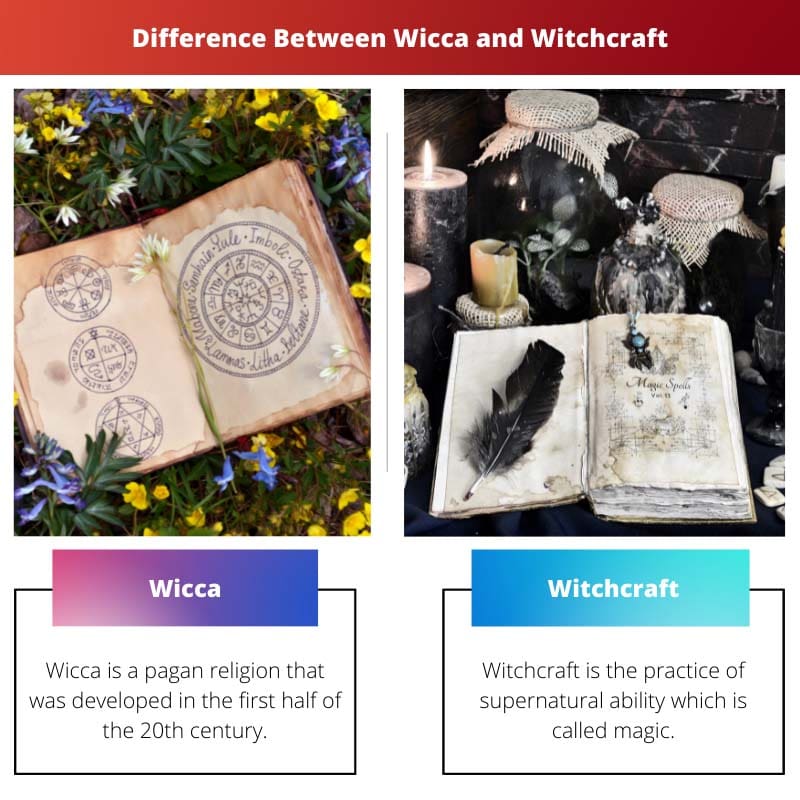 Difference Between Wicca and Witchcraft