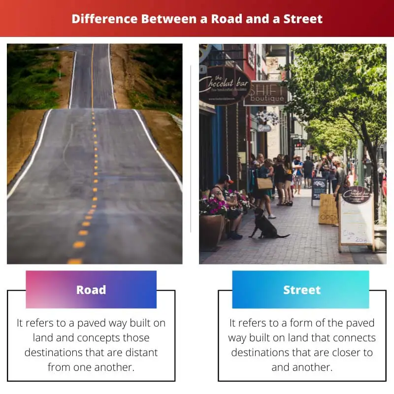Difference Between a Road and a Street